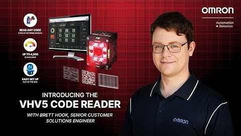 OMRON VHV5 Code Reader – Fast, Reliable Scanning for Any Code