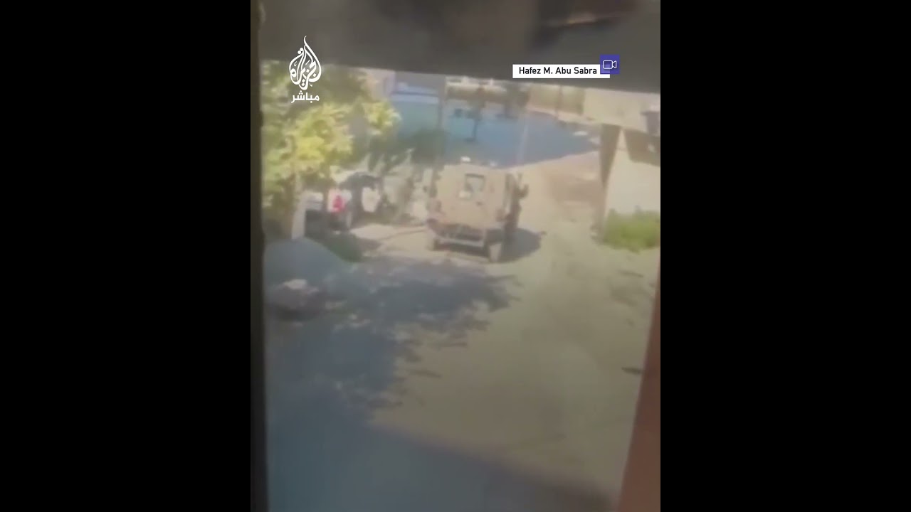 لقطات توثق انفجار سيارة مفخخة بجنود الاحتلال الإسرائيلي أثناء فحصها في #طولكرم