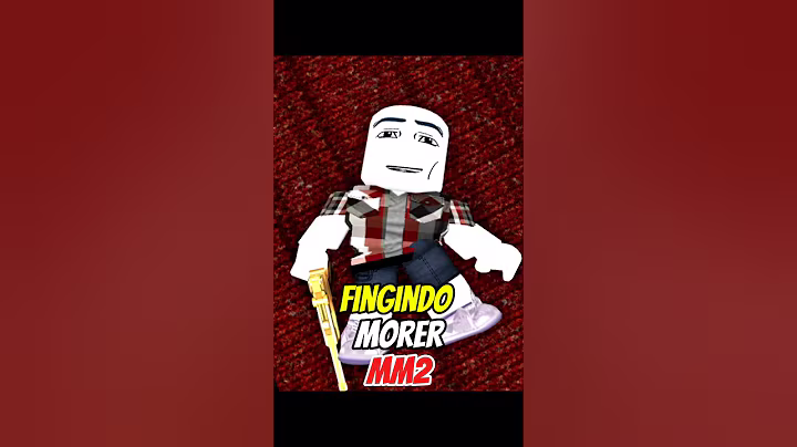 FINGINDO ESTA MORTO NO MM2! #roblox