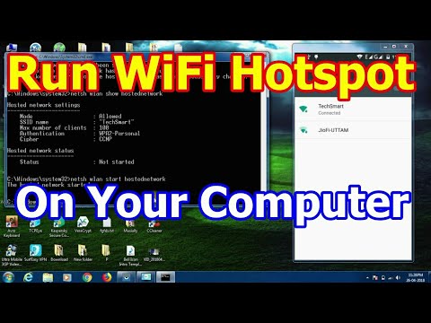 How To Create a WiFi Hotspot Using Command Prompt In Windows