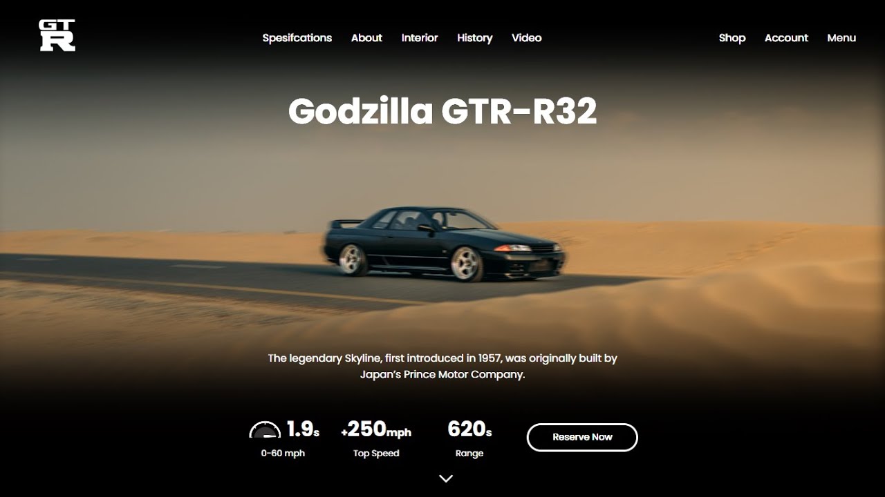 CAR WEBSITE with HTML, CSS, and JS | Responsive Web - YouTube