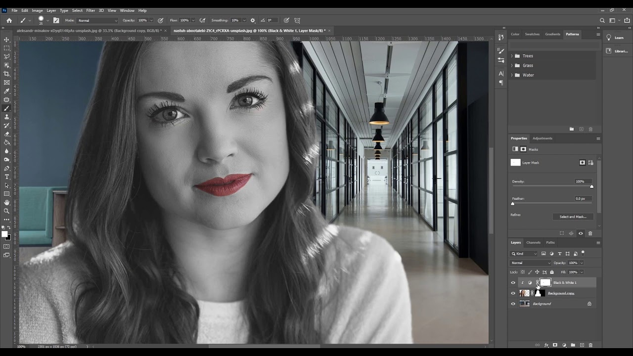 Photoshop Tutorial : Using Adjustment Layers - YouTube