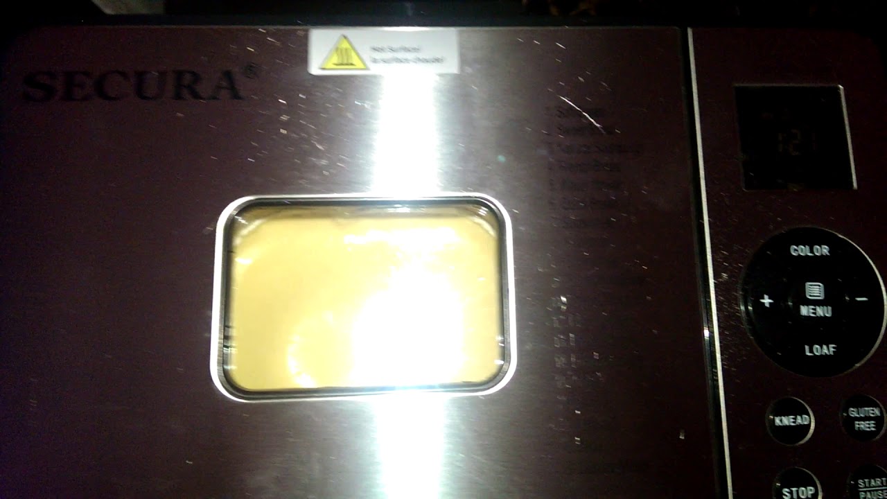 New bread machine secura