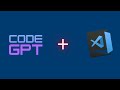 Install code gpt  set api key on vs code  for developers