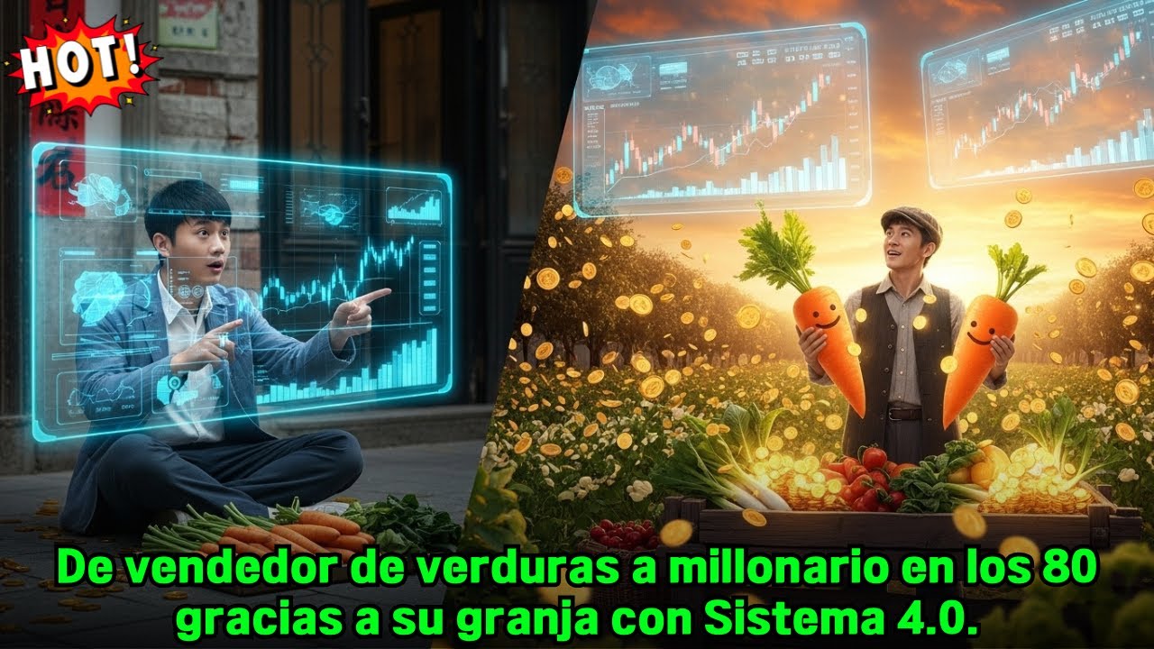 De vendedor de verduras a millonario en los 80 gracias a su granja con Sistema 4.0.
