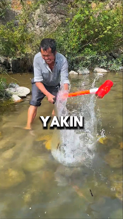 What's Hidden Under the Stone This Man Hit? #shorts