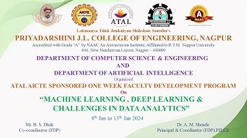ATAL AICTE FDP Day- 4 Session 7 | Priyadarshini J L College of Engineering Official LIVE