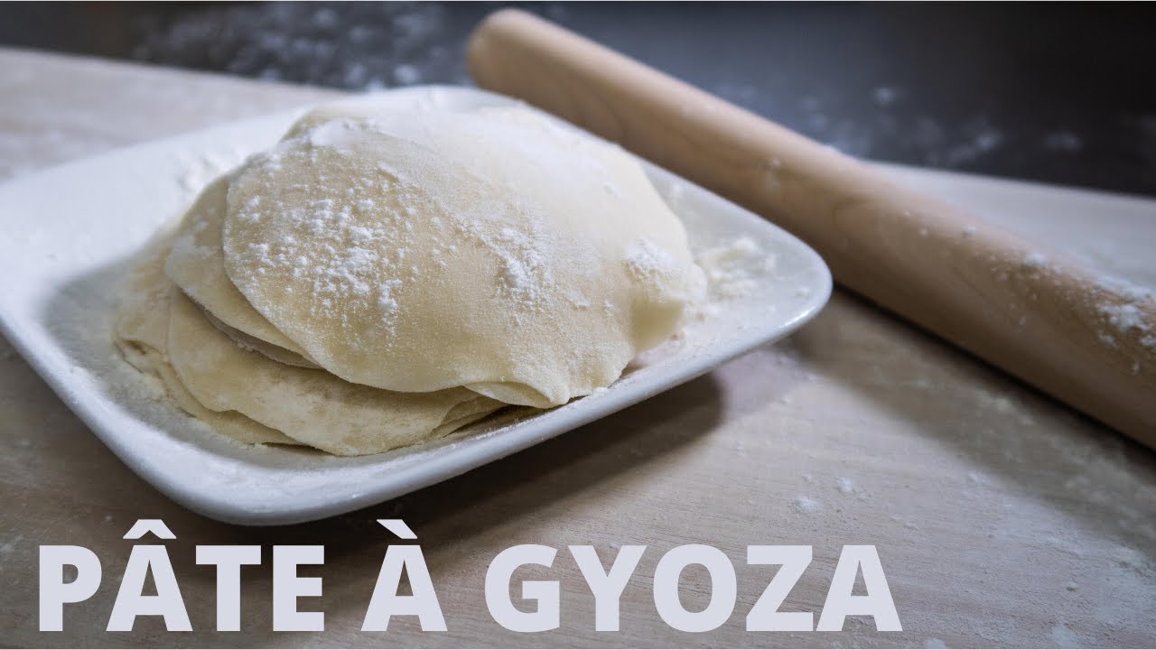 Comment faire sa PÂTE À GYOZA MAISON 🥟-Recette japonaise 