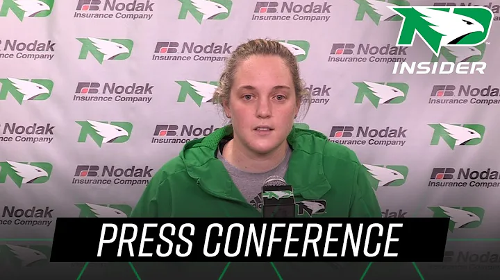 Mallory Bernhard Press Conference | UND Women's Ba...