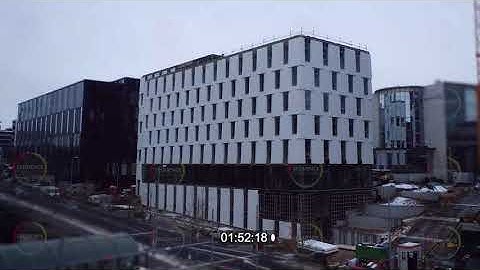 Discover the installation of an innovative façade solution based on Corian® Solid Surface