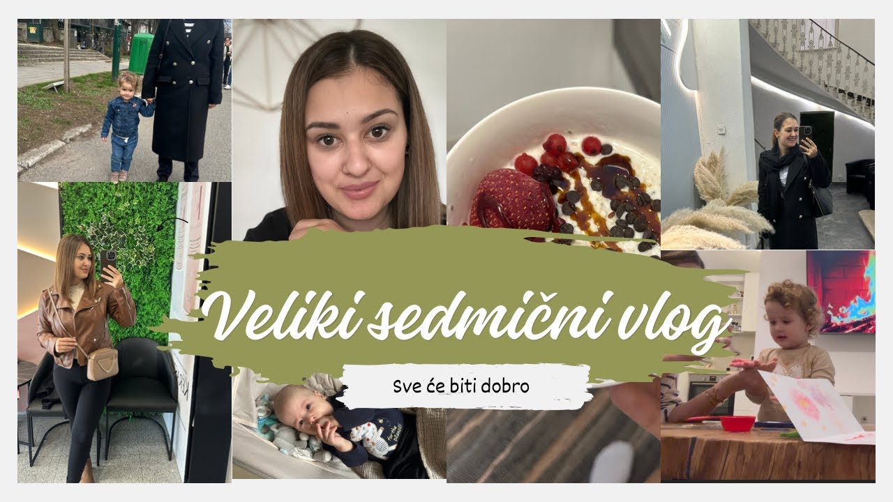 VELIKI SEDMIČNI VLOG - zubar , šišanje, parkić, pravimo čestitke za majke