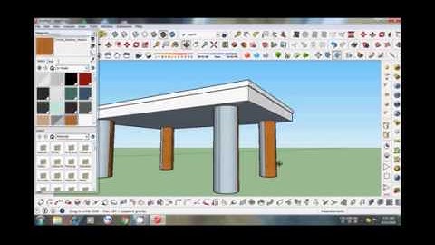 Cara Buat Meja Sederhana dengan Sketchup