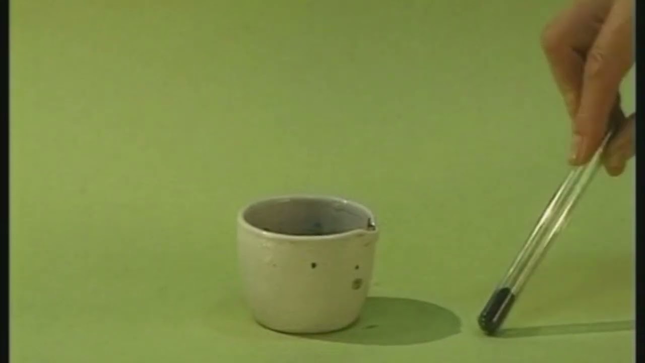 Mis (II) oksidi bilan ko'mir reaksiyasi