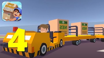 Idle Courier Tycoon - 3D Business Manager - Gameplay Walkthrough Part 4 (iOS, Android)