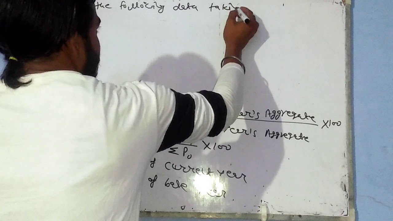 Statistics part 2,simple aggregative method - YouTube