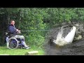 Disabled people fishing - Norway river Nidelva - Laks fishing | Osobe sa invaliditetom pecaju