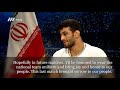 Hassan Yazdani Discusses Taylor Match w/ English subtitles