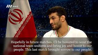 Hassan Yazdani Discusses Taylor Match w/ English subtitles