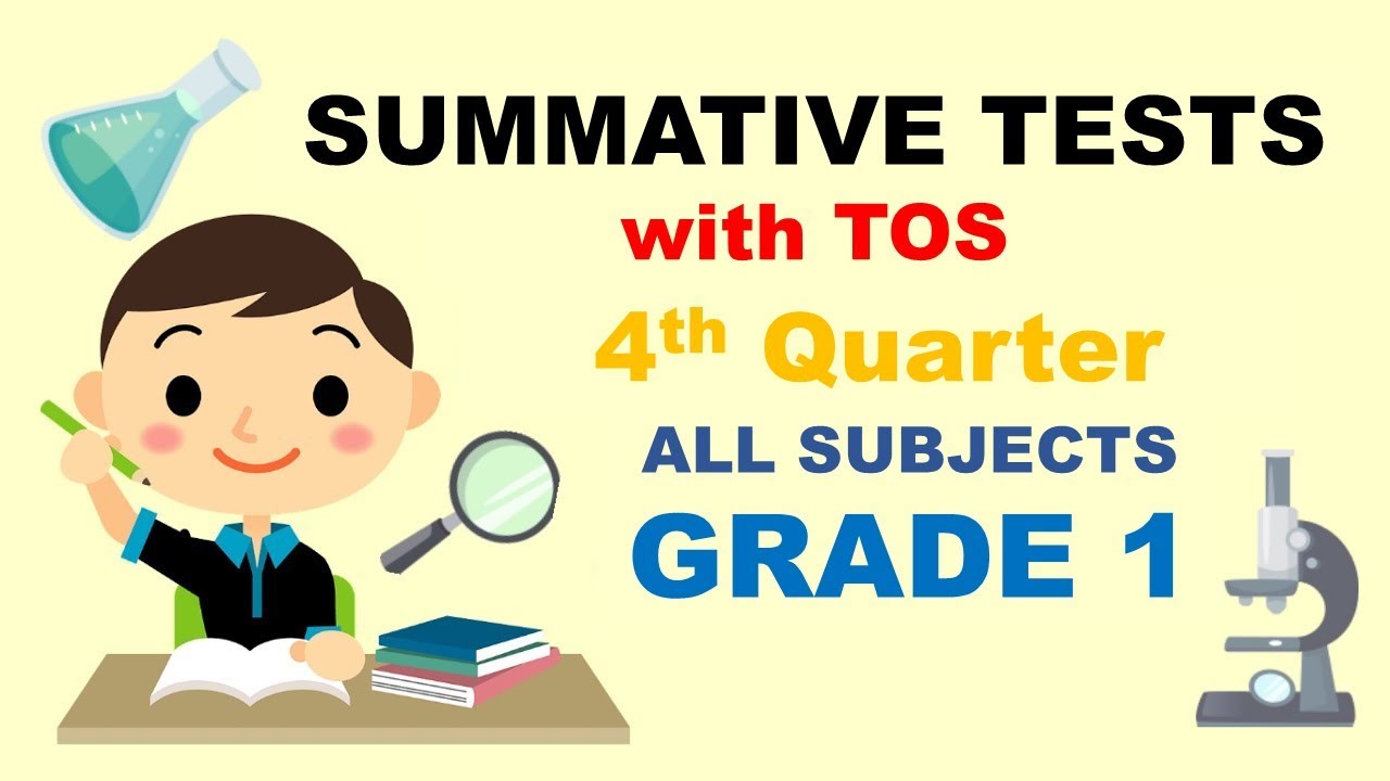 summative assessment with tos