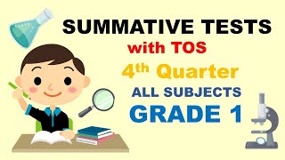SUMMATIVE TEST GRADE 1 (WITH TOS) - 4TH QUARTER l Your Teacher Jenny screenshot 2