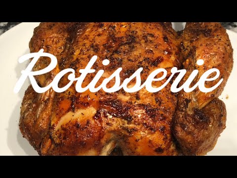 Ninja Foodi Rotisserie Chicken Recipe  Air Fryer Whole Chicken Recipe 