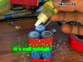 How to make a mini UPS battery pack lithium ion batteries 🔋 #battery #batterypack #lithiumbattery