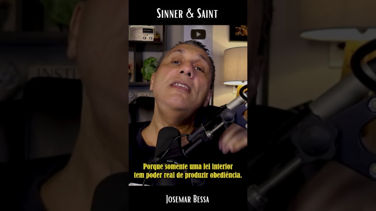 O Pecado não apenas acontece | Sinner & Saint - Josemar Bessa #reflexão #vida #fe
