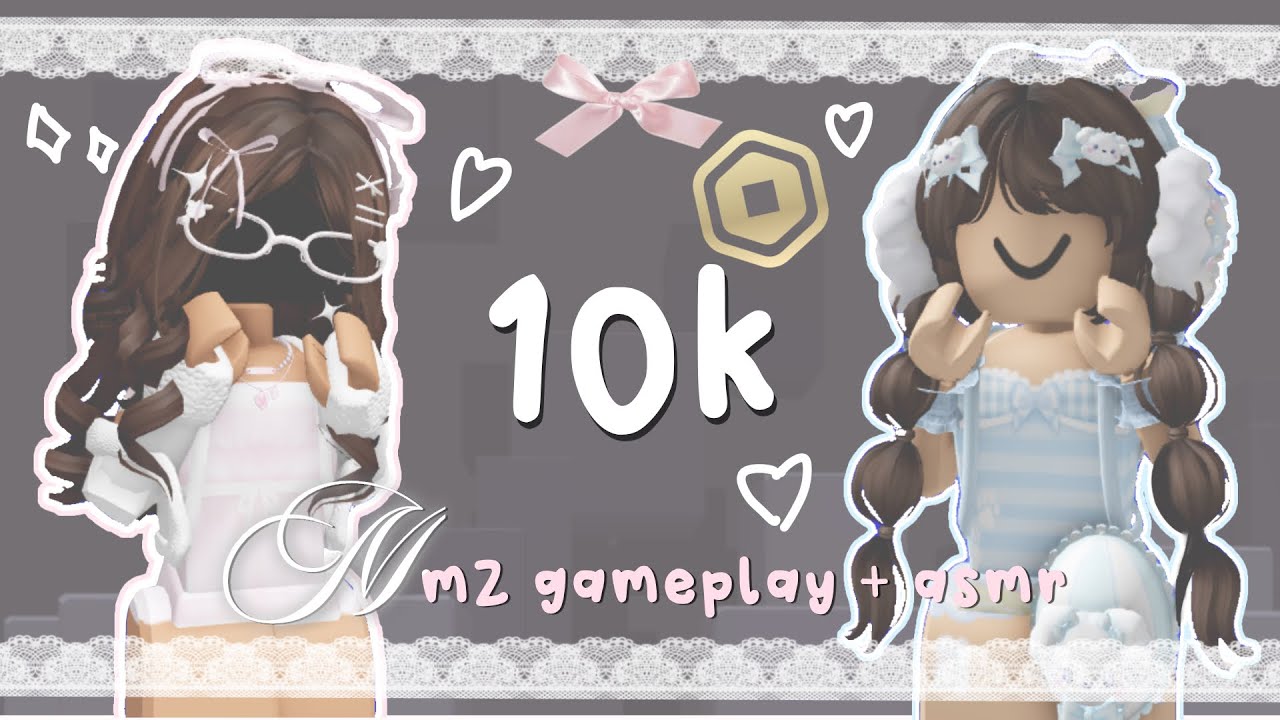 MM2 but its KEYBOARD ASMR + GIVING MY FRIEND 10K ROBUX♡ (mm2 montage)