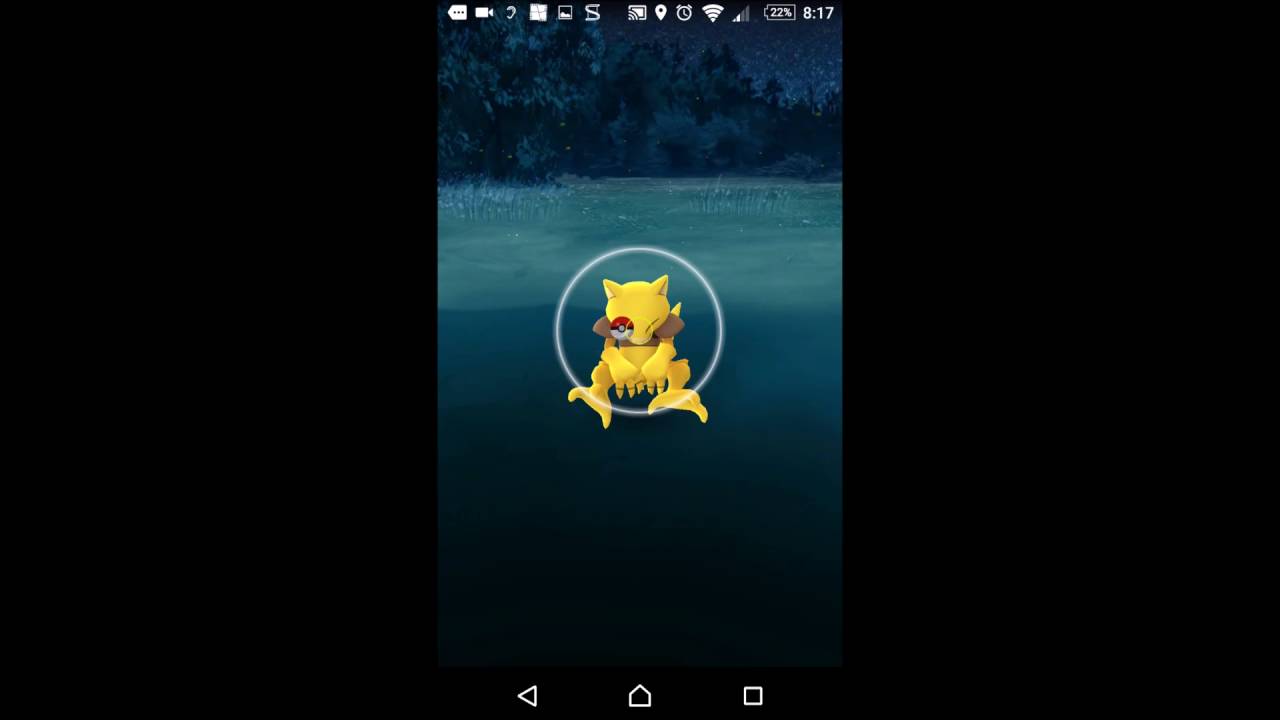 Pokémon Go! Catching Abra YouTube