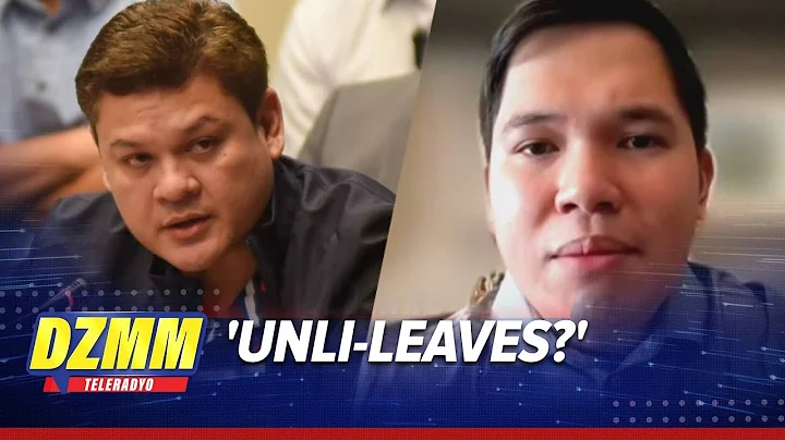 'Unli-leaves?' Lawmaker on congressmen's leave credits, travel authority | DZMM TeleRadyo