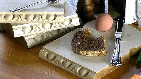 How to Carve Egg & Dart Moulding -  4 Egg on Toast