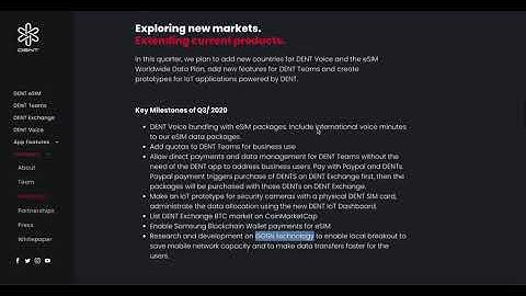 DENT COIN - Top 10 telecom companies in comparison with DENT