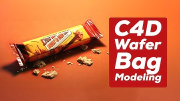 C4D Tutorial Modeling a Wafer Biscuit Bag