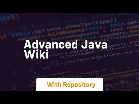 advanced java wiki