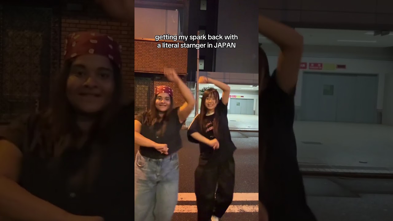 with stranger in JAPAN 🥹🫶🏼