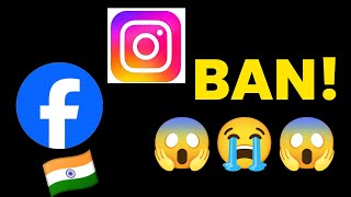 Facebook ban in India | Instagram Ban | Instagram not working😱🇮🇳😭 2024