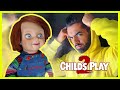 Lahoucine reoit la poupe chucky