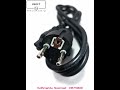 2-Pin Power Cable for everyday electronics 🔌#powercables  #acpower #techshorts #viral #charger