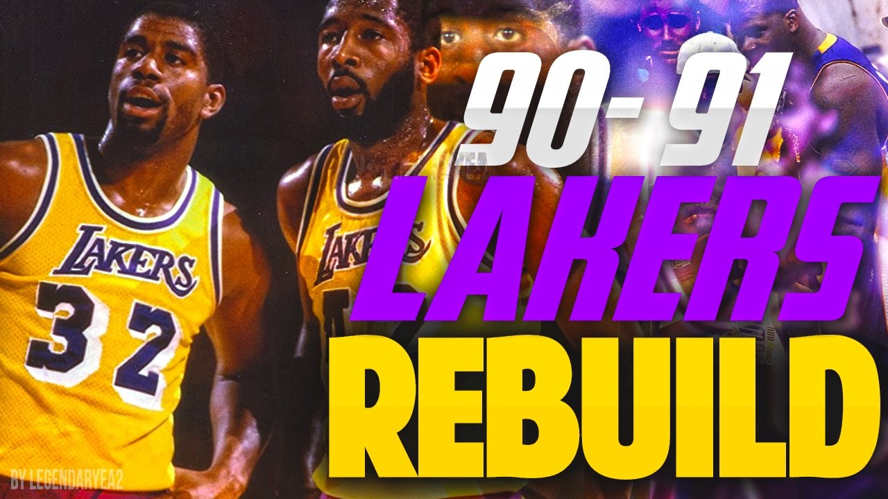 REBUILDING THE '90-'91 LOS ANGELES LAKERS!! CAN WE 3PEAT?! - NBA 2K17 ...