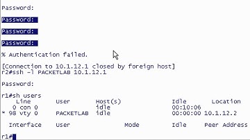 Configuring Secure Shell (SSH) On Cisco Devices Lab - Part 3
