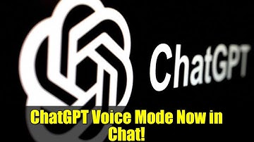 ChatGPT Voice Mode Now in Chat! | New Update Explained