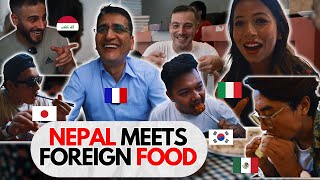 I asked NEPALESE to react to FOREIGN FOOD🇳🇵 @tikaramyatri