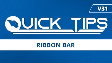 Ribbon Bar - BobCAD-CAM Quick Tips: V31
