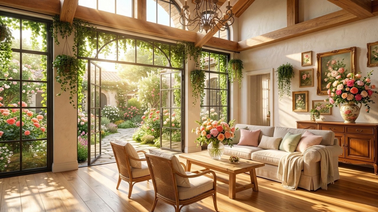 Sunny Garden Room Jazz 🌸 Cozy LoFi Jazz Music for Relax, Study & Positive Mood