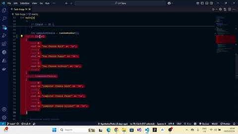 C/C++ Internship Task 9 - Rock-Paper-Scissors Game | Cognifyz Technologies