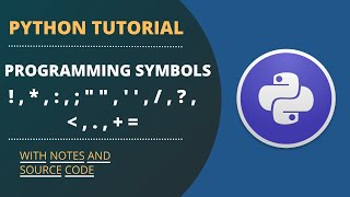Programming symbol | python full course for beginners in hindi [2021 | #2