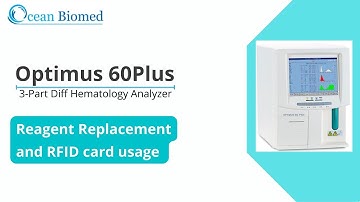 How to read RFID card and Replace Reagents on Hematoogy Analyser Optimus 60plus