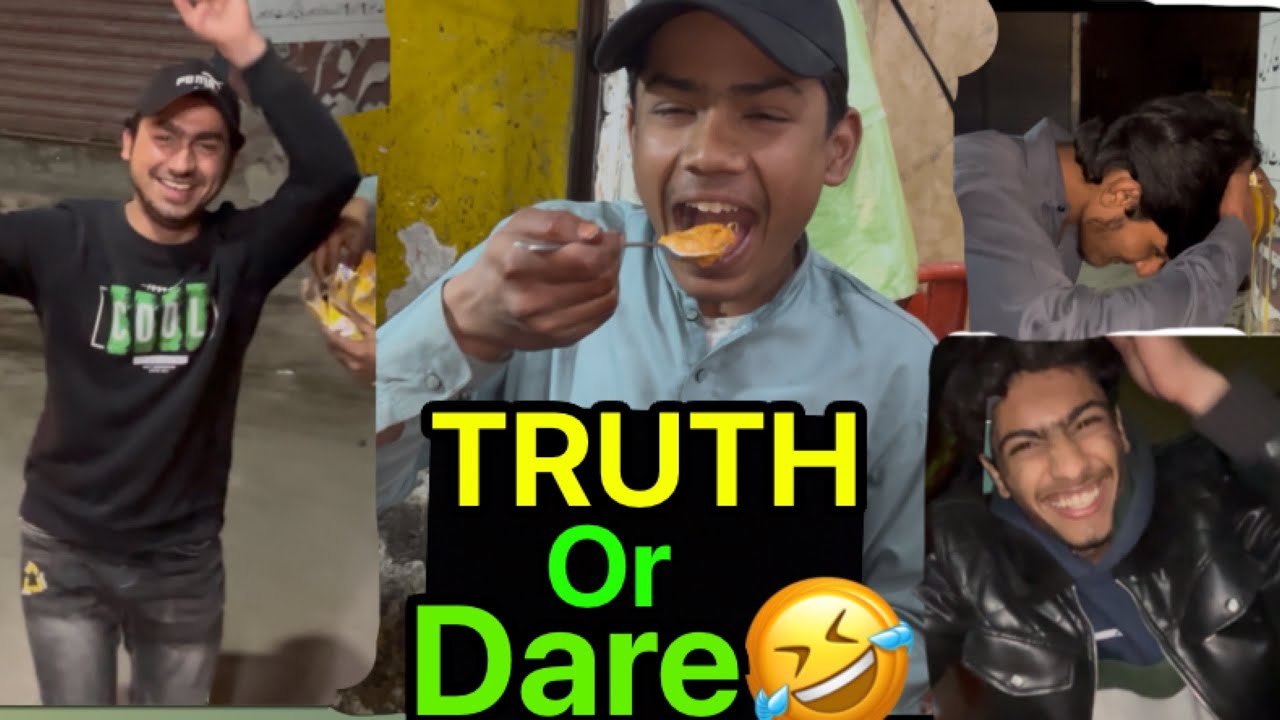 Truth or dare game Hurara ko dare mila sapicy chilly soucs 😱hamza na egg tora apnay par 🤣funny vlog