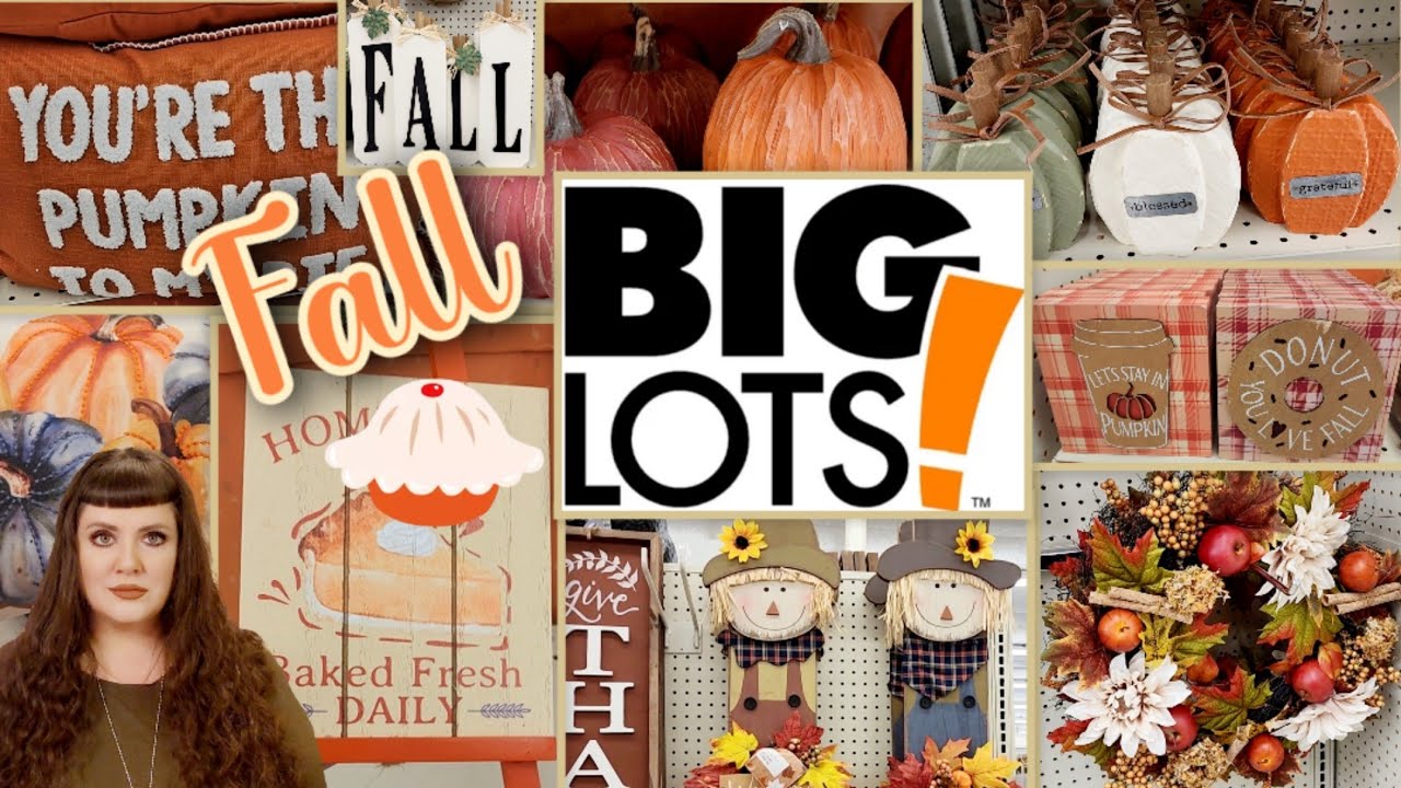🍂Fall🍂 BIG LOTS Shop With Me 🍄Lots of Lovely Fall Decor🍄 2022 YouTube