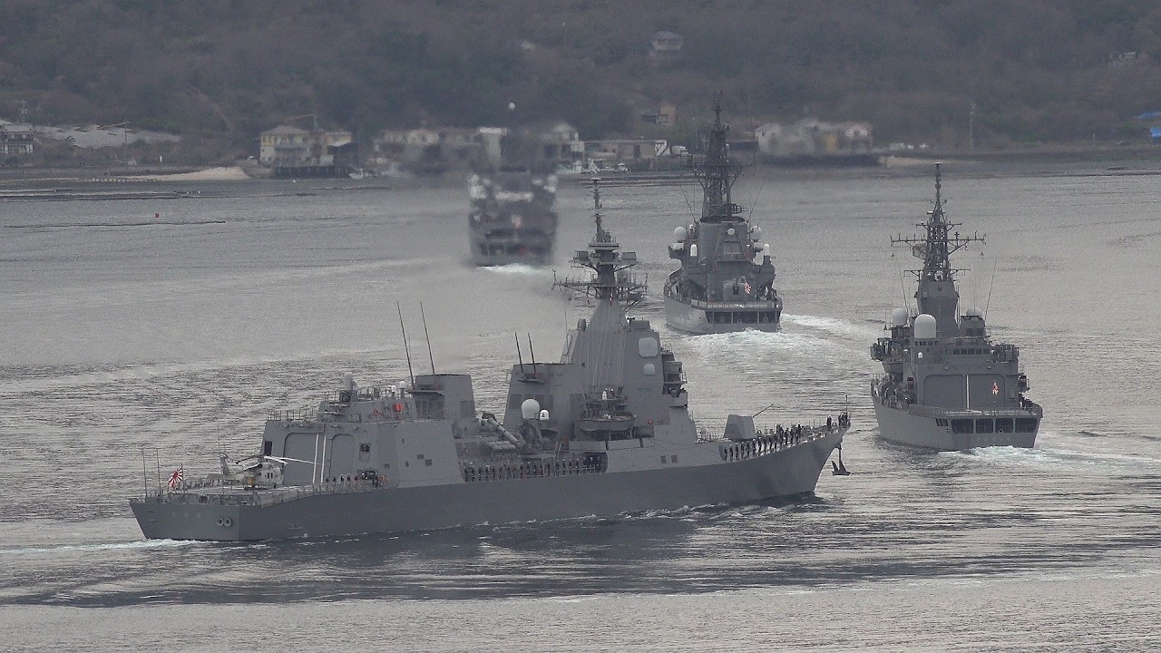 2026海上自衛隊江田島第1術科学校 令和8年卒業式「近海練習航海・外洋